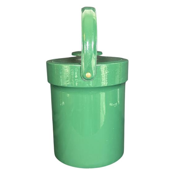 Green Vinyl Insulated Ice Bucket Ex - Picture 4 of 8